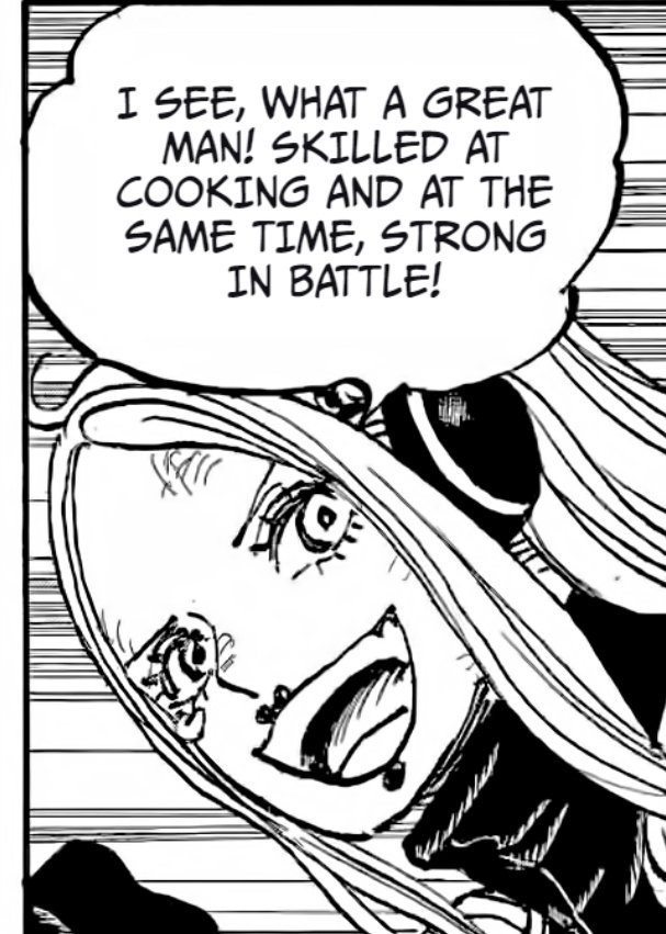 Do NOT let Sanji know a beautiful woman thinks he's genuinely cool, he might explode. ALSO DON'T LET BONNEY TALK TO HIM MORE FACE TO FACE, SHE'LL SLOWLY GET PUT OFF. #ONEPIECE1090 