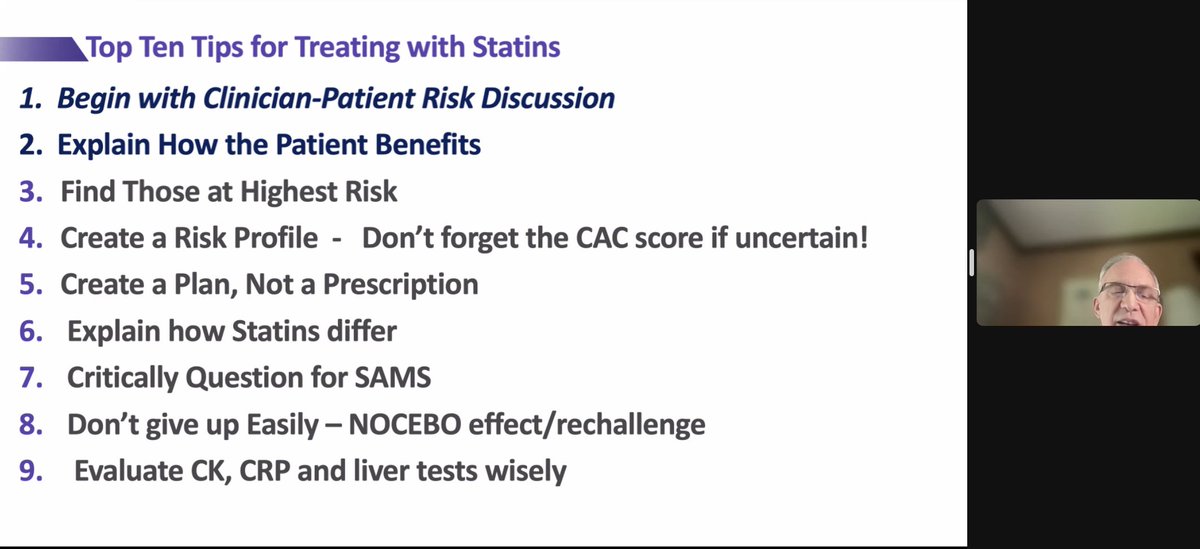 All you need to know how to manage 'statin intolerance' in 1 slide by the wonderful @nstonedoc @Heart_SCCT #SCCTCVPrev