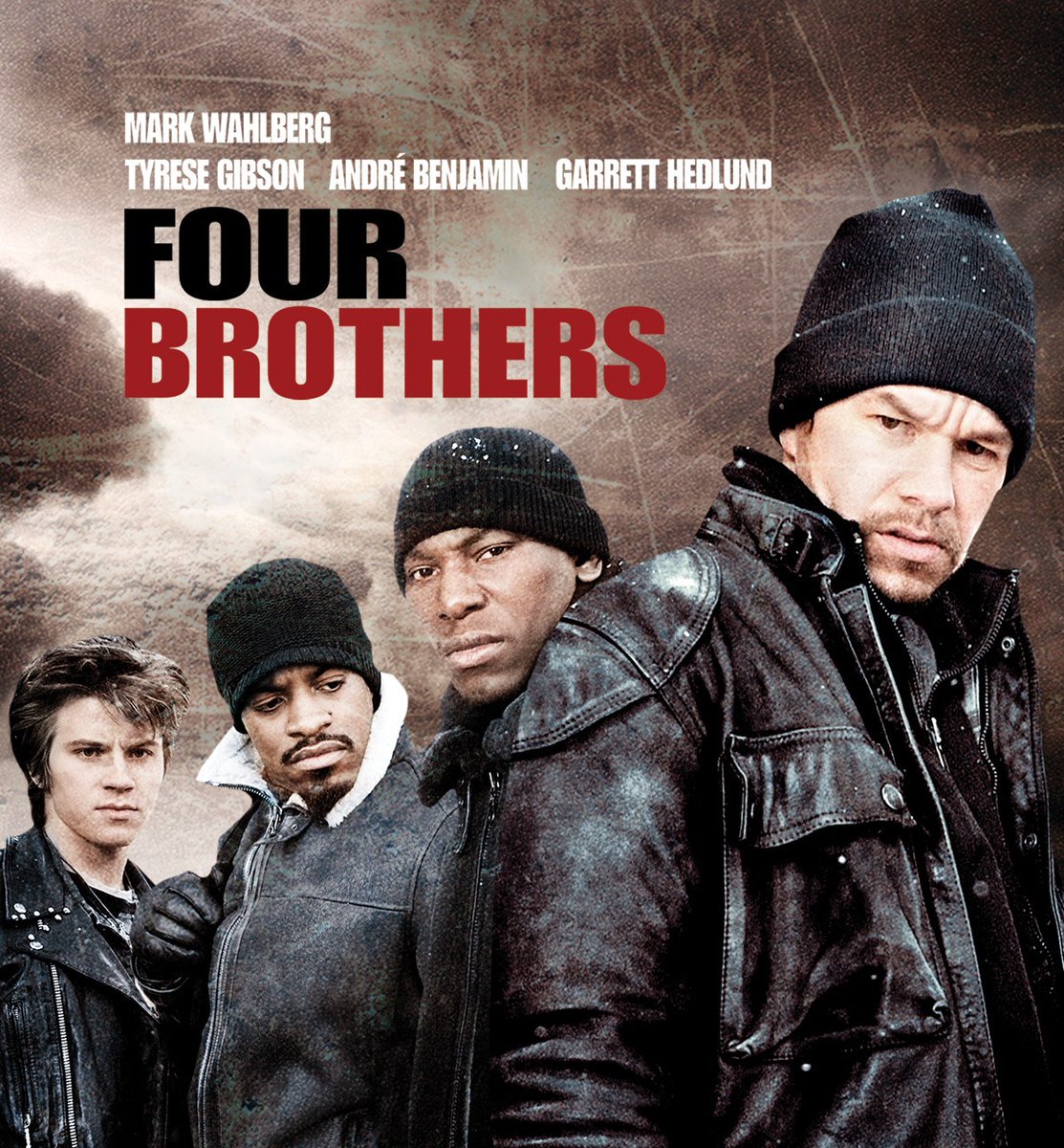🎉👨‍👨‍👦‍👦 Celebrating 'Four Brothers' on its Anniversary! 🌟🔫

#FourBrothers #OnThisDay #2005Movie #FamilyDrama #JohnSingleton #BrotherlyBond #MovieAnniversary #AdoptedBrothers #CriminalUnderworld  #MarkWahlberg #TyreseGibson #AndréBenjamin #GarrettHedlund #HonoringFamily