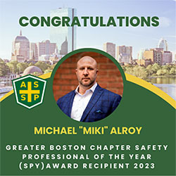 GBC_ASSP's tweet photo. The ASSP GBC is pleased to announce Miki Alroy as our 2022-23 Safety Professional of the Year. Miki has led great work at the Executive Committee, Chapter Communications, Student Section and the Boston Open Scholarship Golf Outing (BOSGO). Learn more here: https://t.co/8r96brsZAw https://t.co/xos6ZYXKbw