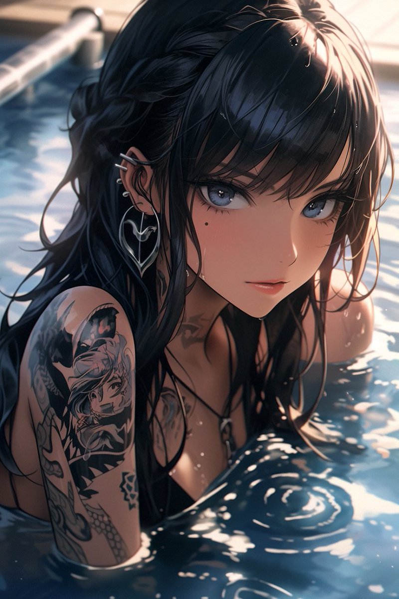 Tazibao22's tweet image. There's this buzz about some nice #niji style used by people unwilling to share their secret. 

Supposedly me too, unfortunately ...

So, let me cut it short: i know no secret.

Speaking of my style, here's couple of ultra simple #niji images in such style, featuring a…