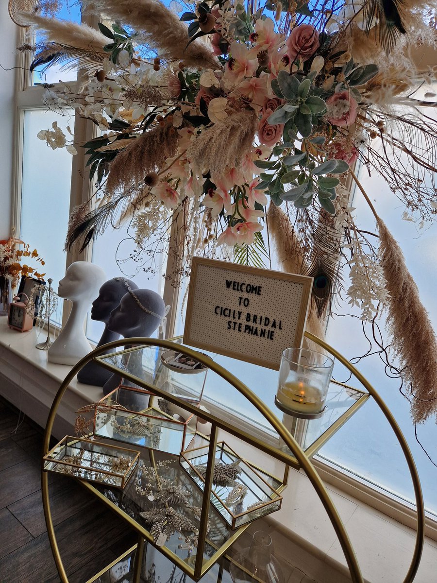 1st day of wedding dress shopping, the shop was lovely, the lady was amazing, dresses were gorgeous but I'm unsure about what suits me 😔 stuff i liked irl did not flatter me at all in pictures 😭
