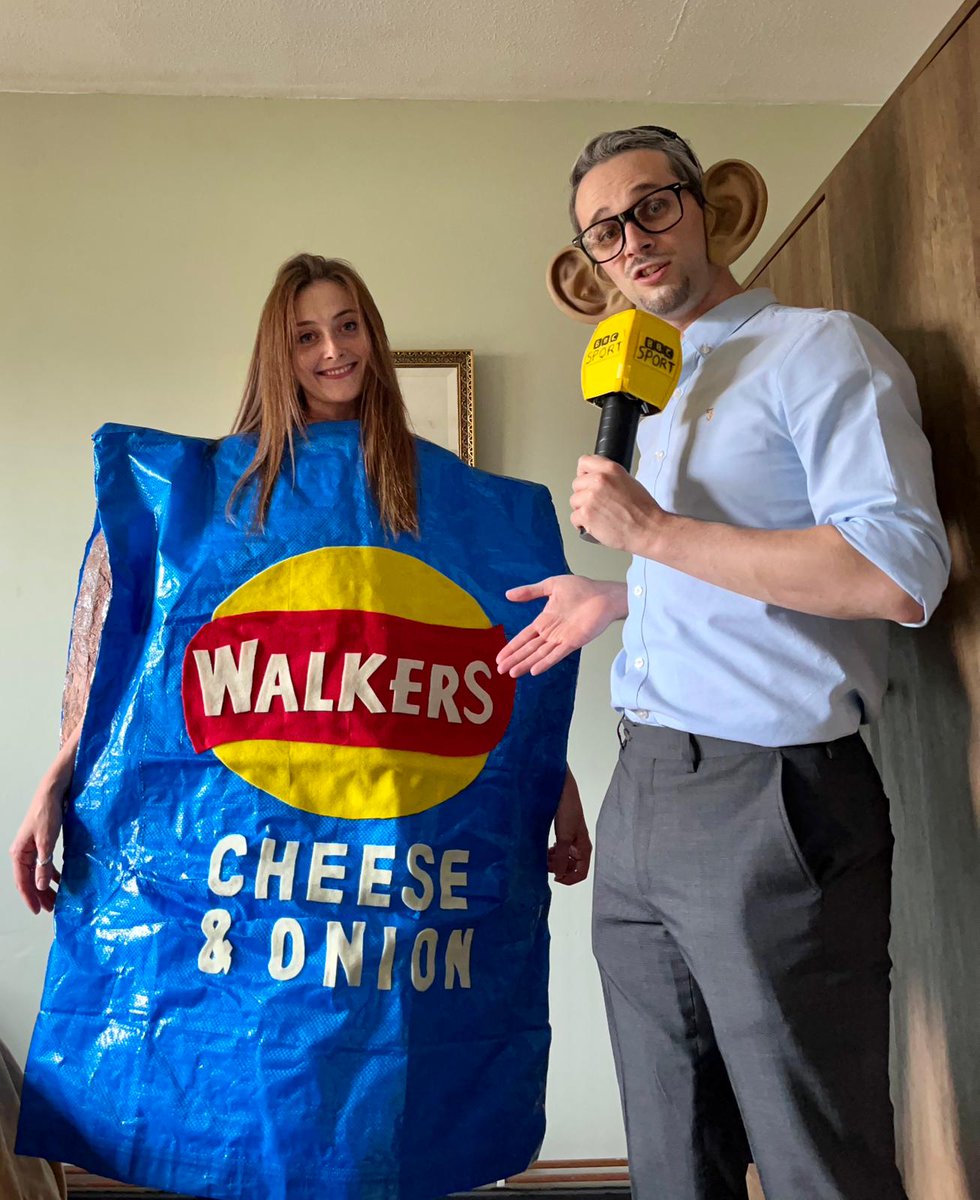 Josh Andrews (@thejandrews) on Twitter photo Fancy dress party tonight and the theme is British Icons. So me and the other half decided on <a href="/GaryLineker/">Gary Lineker</a> and <a href="/walkers_crisps/">Walkers Crisps</a> Fancy dress party tonight and the theme is British Icons. So me and the other half decided on <a href="/GaryLineker/">Gary Lineker</a> and <a href="/walkers_crisps/">Walkers Crisps</a>