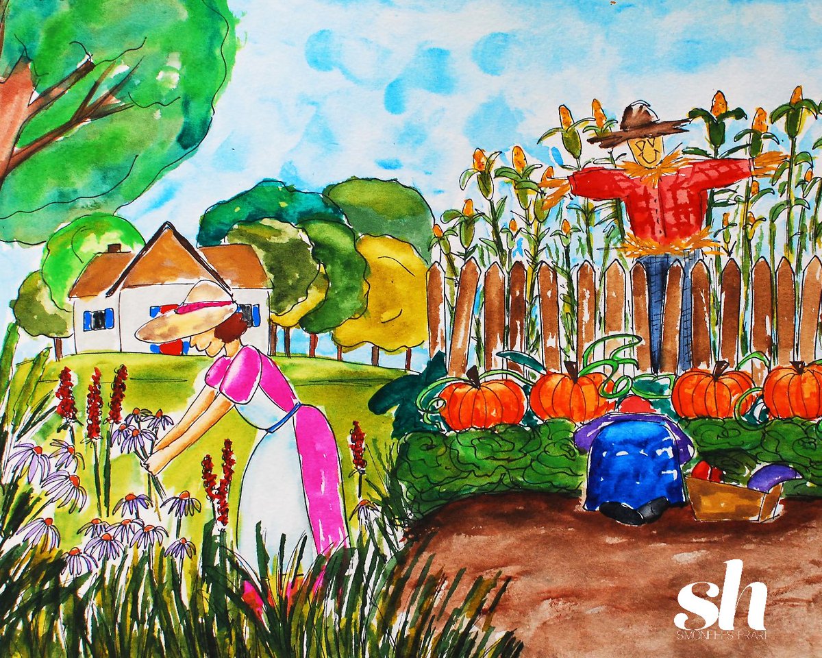 SimoneHesterArt's tweet photo. This was a project from a watercolor class that I took years ago. It was the first time I used a fine liner pen with watercolor. Little did I know at the time how much I'd fall in love with using a fine liner pen. Now, it's so much a part of my work.

#watercolorandink #painting https://t.co/QG7elT1bW9