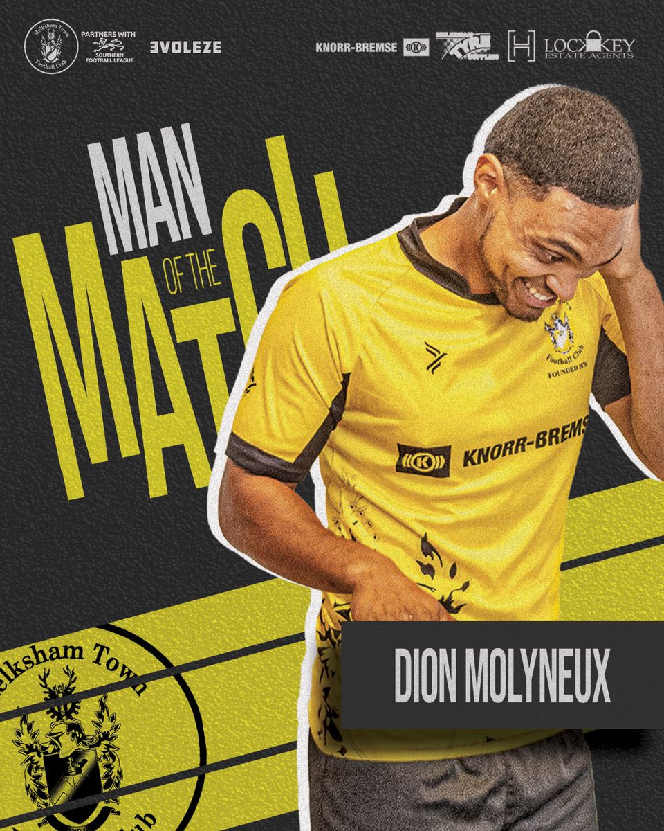 MELKSHAMTOWNFC's tweet photo. Todays man of the match is @dionmolyneux 👏🏻👏🏻🌓 https://t.co/wYWa0NjGCD