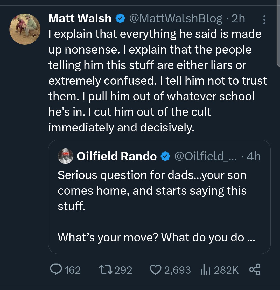theserfstv's tweet photo. No better way to bond with your children than telling them their first crush doesn't exist and then ostracizing them from general society https://t.co/bFE4avTqq6