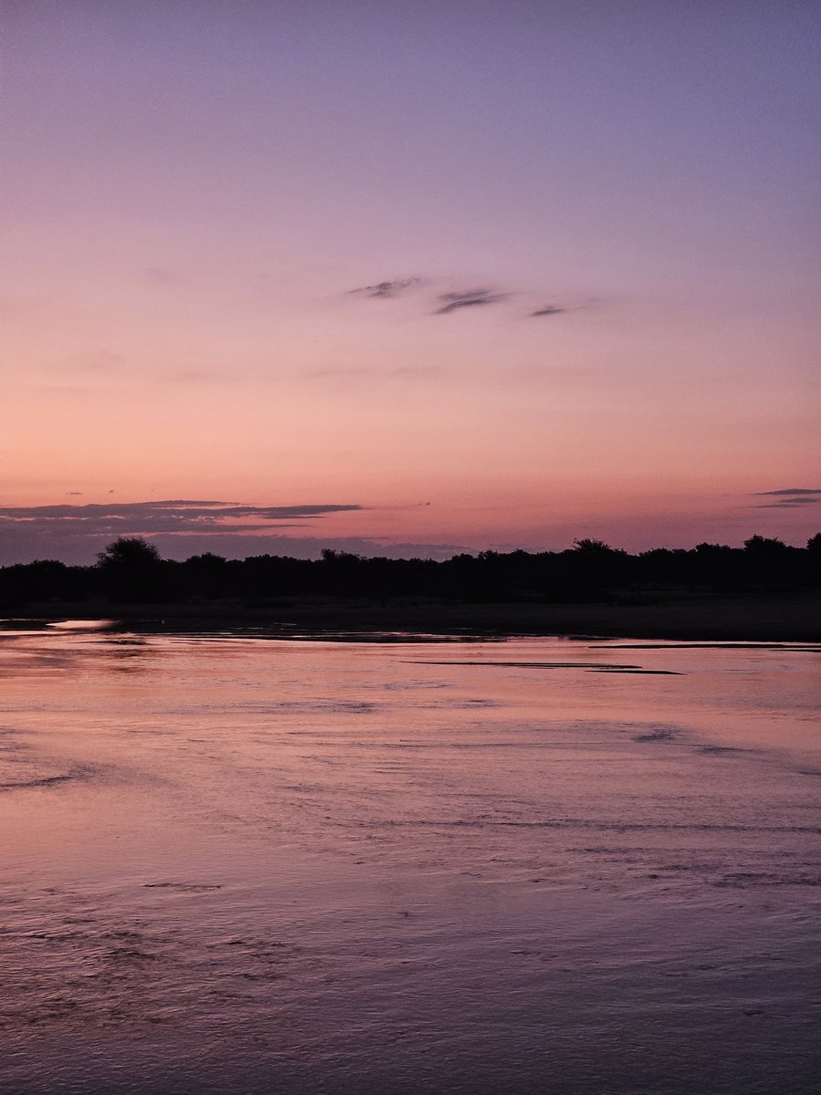 Sunset at the Limpopo River, standing in South Africa looking at Zimbabwe. This place is spectacular.