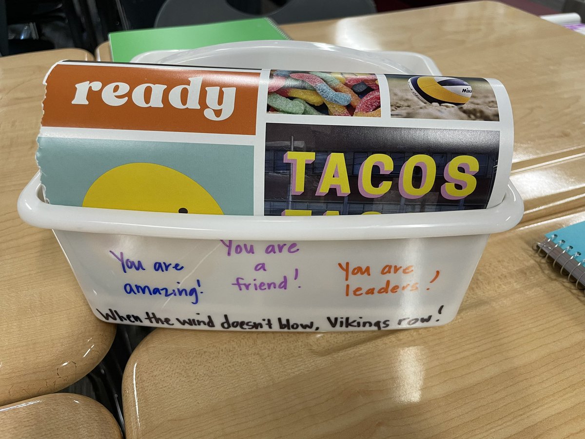 CarlyMaloney8's tweet image. Fun “first day” activity! Decorating writing notebooks for the year like vision boards! A way for students to make inferences about each other’s &amp;amp; share why they personalized notebooks the ways they did. Adds to the class community &amp;amp; provides students choice! #TeachInDavis