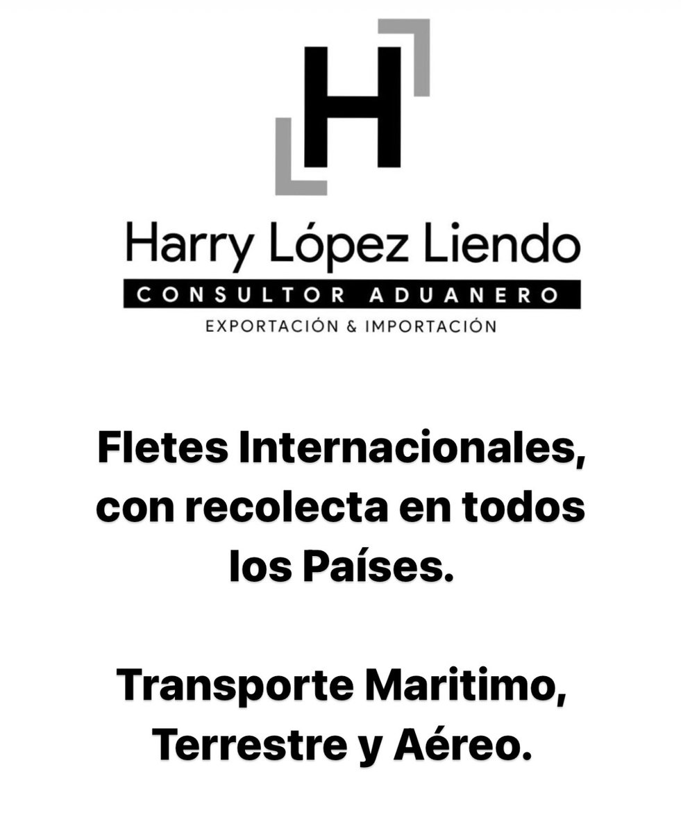 Harrylopezlien1's tweet photo. Agenciamiento Aduanal 100% Rápido https://t.co/1PuuxwYa3r