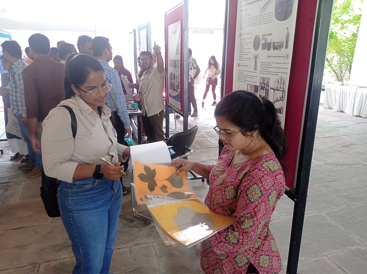 Tejalvyas_'s tweet image. It was a wonderful day @iitgn presenting my poster about sparking curiosity and observation skills using leaves and plants around us. A glimpse of whaf we do under #STEMReady project @ScienceActivity #curiosityconference 
@IISERPune @TataTech_News