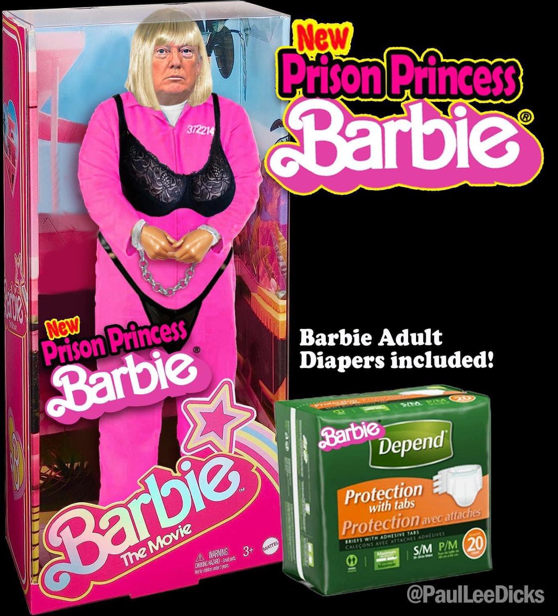 #Barbie #TrumpForPrison2024