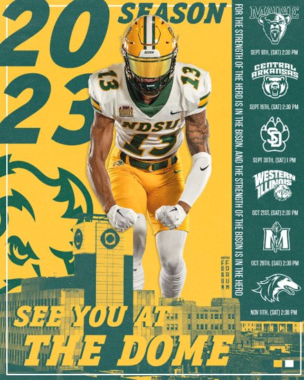 Adrienrobbins25's tweet photo. Thanks for the game day invite coaches! @PetersNDSU  @Coach_Roehl @JamoBrown_ @NDSUfootball Go Bison!🟢🟡 https://t.co/lu33nJzTlv