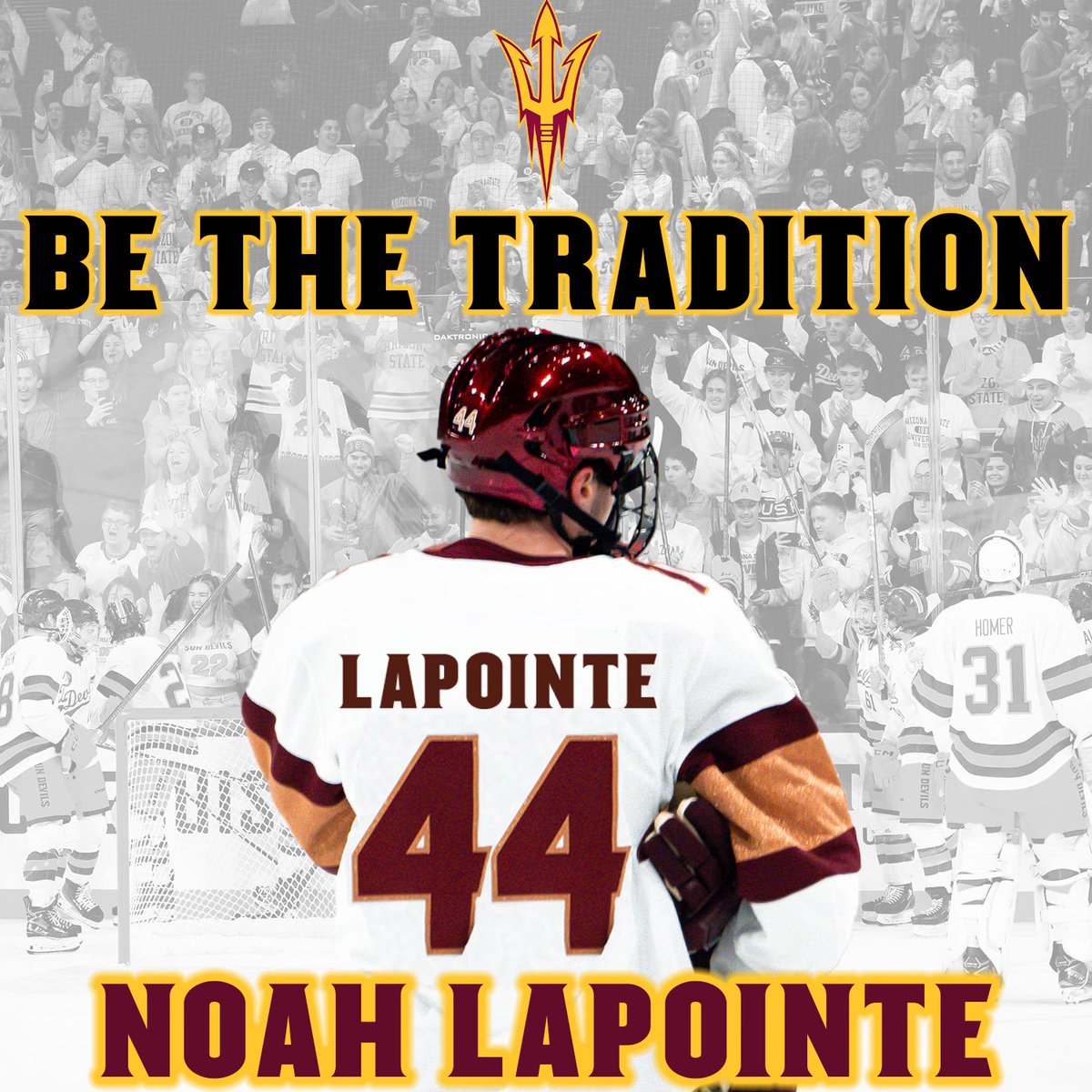 I am beyond blessed and humbled to announce my commitment to play Division 1 hockey at Arizona State University. I would like to thank god, my family, friends,  teammates, and my coaches for supporting me through my journey. #ForksUp🔱 #BeTheTradition