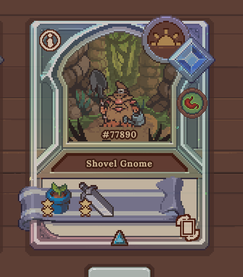 boggsee33's tweet photo. After chatting with #Olga the #AnimalHandler, I ran into a friend, @bdgcryptic who was hung over from a late night at the #Tavern.
He told me about his #OddVariant pet, #ShovelGnome that kept topping off his drinks with some #FermentedBlubJuice. He sold it to me @DeFiKingdoms https://t.co/Xupy3cUMtw