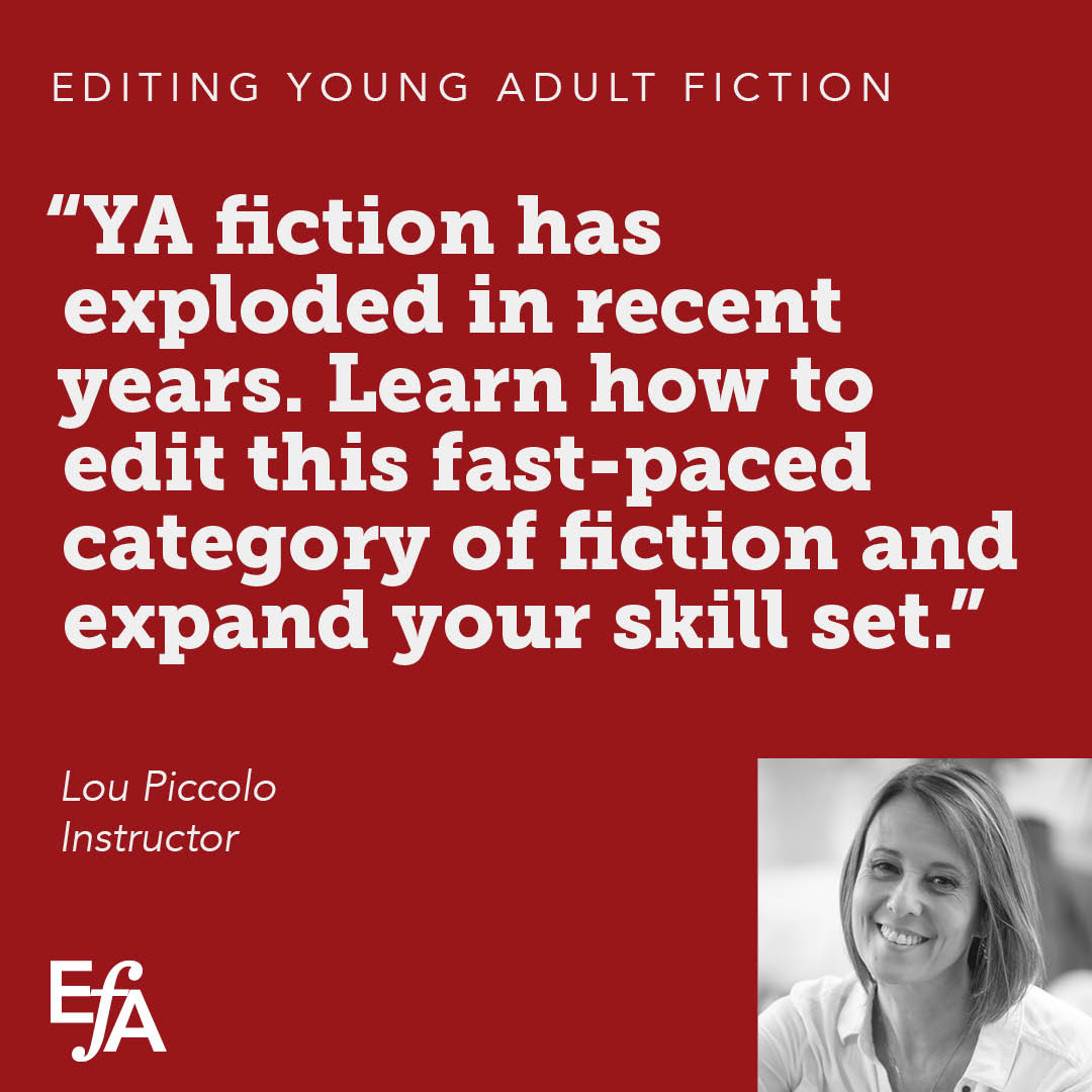 The EFA's Editing Young Adult Fiction self-paced class is open for registration! The secret to editing YA fiction is being able to place yourself into a teen’s head and experience. For more info and to register please visit: the-efa.online/Editing-YA-Fic…