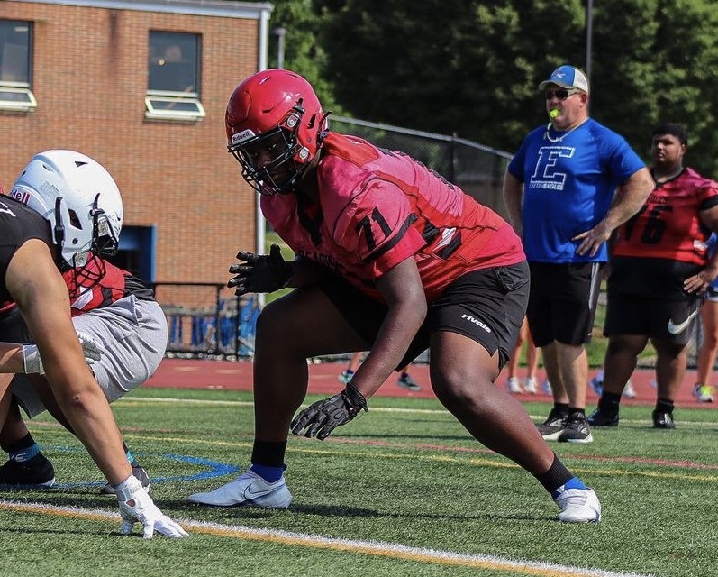 2023 PFN Player Profile: Getting to Know Reading High OT Keyshawn Efese pafootballnews.com/district3/2023… <a href="/RSDCoachMoll/">Coach Moll</a> <a href="/SamoanSigma/">Coach Godinet</a> <a href="/GriddersRed/">Red Knight Gridders Club</a> <a href="/KeyshawnEfese77/">Keyshawn “Bruiser” Efese 🇳🇬</a>