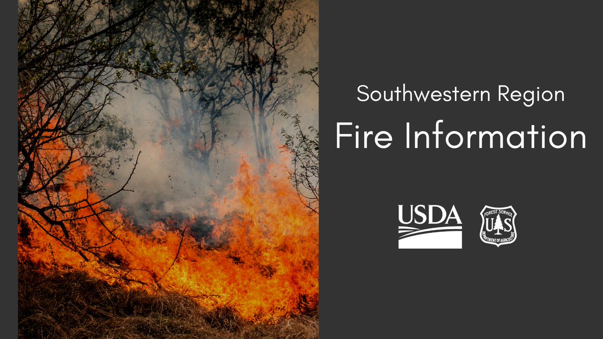 For information on large fire activity across the #SouthwesternRegion, visit InciWeb inciweb.wildfire.gov #2023FireYear