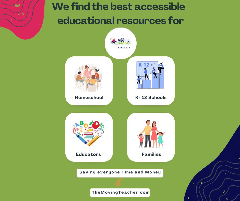 Our lists from #math, #elementary, #scholarship, #sped, #tefl and more make it easier to find the best free to low-cost educational resources 😊 Have a look at our dedication to helping others to succeed 📚themovingteacher.com