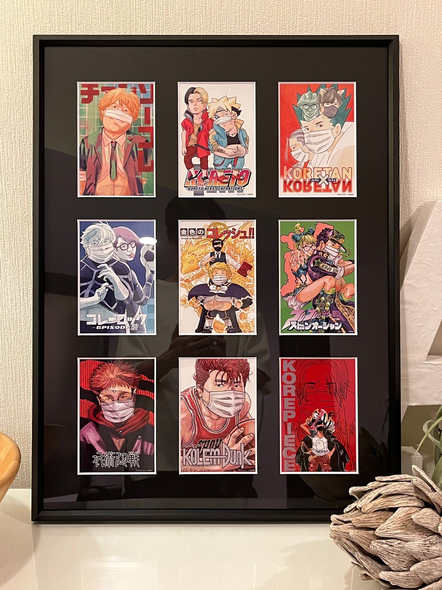 korekore_design's tweet photo. 今年は大好きな漫画パロディシリーズをポストカードにして贈らせて頂きました！また喜んでくれる姿が拝めて幸せです✨
#コレコレ
#コレコレ生誕祭生放送 https://t.co/hKhb28ODja