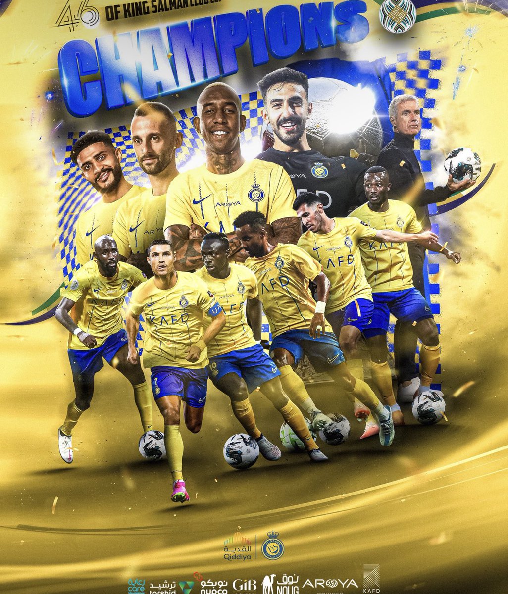 AmanBb60's tweet photo. الف الف مبروووك يانصر 💛💙💛💙💛

 #كاس_الملك_سلمان_للانديه https://t.co/CRBLeHwkQb