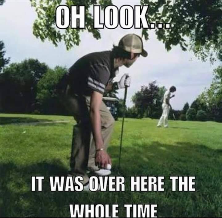 Sounds familiar? 🤔🤔🤔 #golf #golfmeme #golfhumor #ilovegolf #golferslife 🏌️‍♂️🏌️‍♂️🏌️‍♂️ #myrtlebeach #myrtlebeachgolf ⛳⛳⛳ #tidewatergolfclub