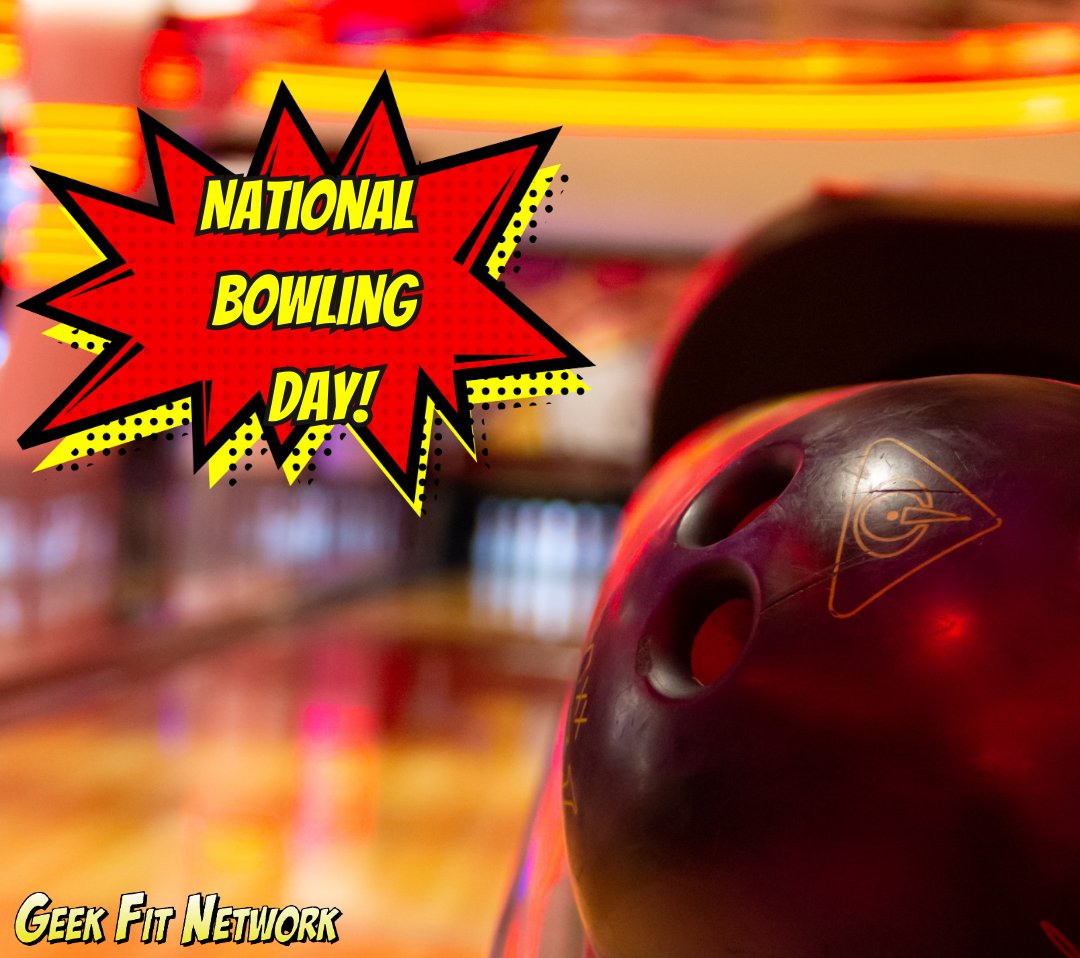 geekfitnetwork's tweet image. Happy #NationalBowlingDay! 🎳 
Join us as we celebrate this incredible sport that brings together fun, friendship, and a touch of geeky flair. 🎳⚡ National Bowling Day is the perfect opportunity to step away from the screens and enjoy some real-life geeky fun! 🎮
#GeekFitNetwork