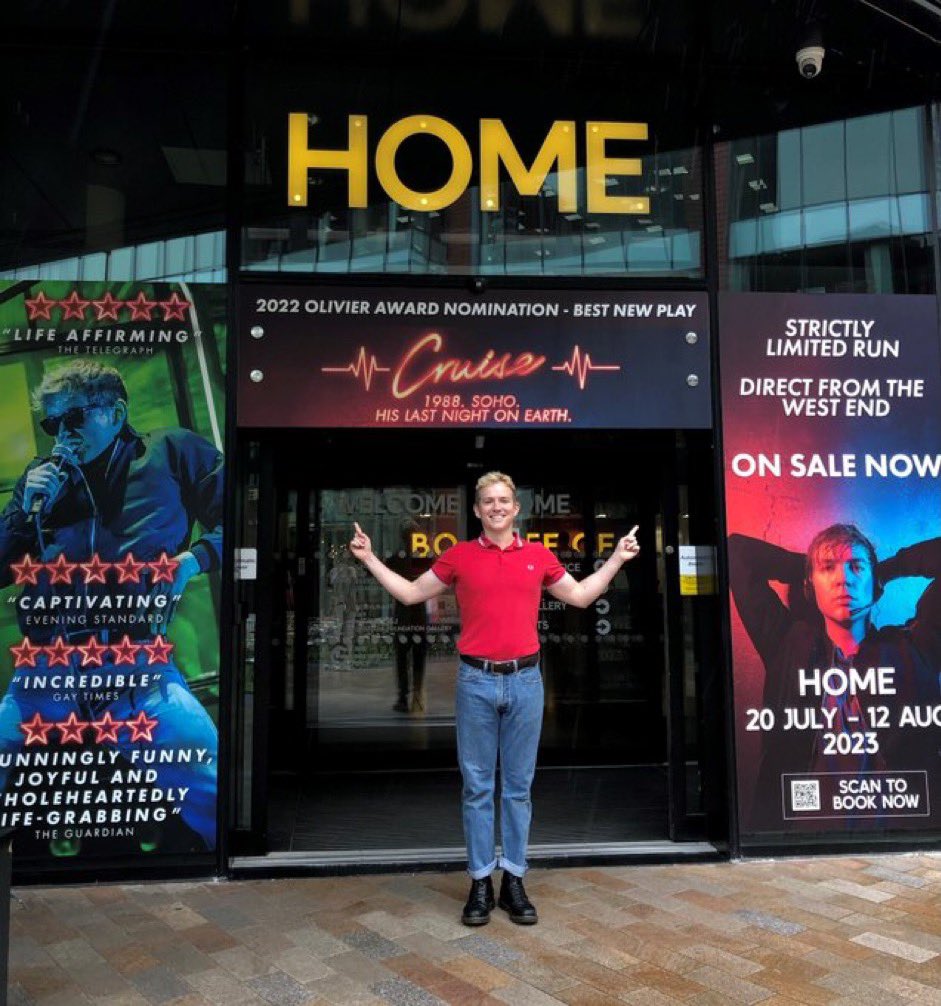 Wishing @1JackHolden & @TheLittleUnsaid a Fantabulousa final show of @CruiseThePlay @HOME_mcr tonight! Sad to be missing it! Thanks to the dream creative team & @AriaEnts. HOME Manchester have been so supportive & their audiences. So proud of everyone. Let’s go out with a 💥