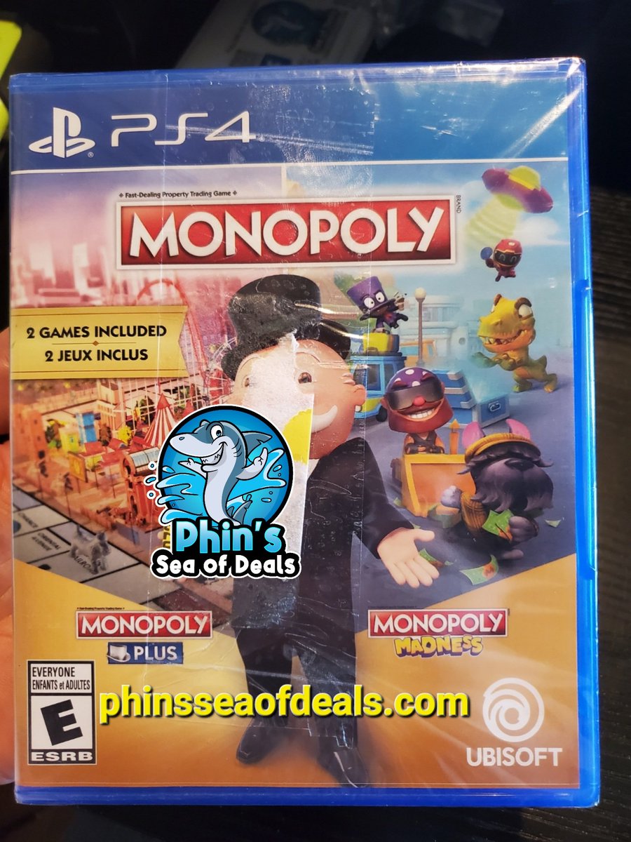 Monopoly ps4 Phinsseaofdeals.com #phinsseaofdeals #monopoly #monopolyplusps4 #ps4 #playstation4 #monopolymadness #videogames #videogamesaddict #videogamesstore #videogamesforsale #washingtonpa #washingtoncountypa #mcmurraypa #smallbusiness #thriftstore #thriftingfinds