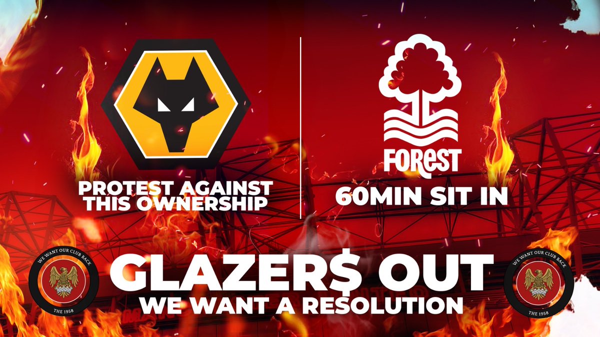 PROTEST RALLYING CALL

The Glazers make the key decisions

No standards, no morals. They drag the dignity of our club through the gutter

It’s critical all reds don’t let that happen

Our message remains Glazers Out

It will not change until they go!

See you Monday

The 1958🇾🇪