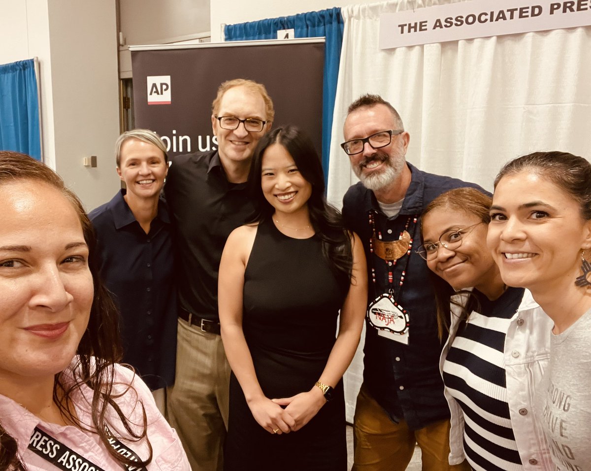lagipoiva (@lagipoiva) on Twitter photo 👇🏽The @ap team at <a href="/najournalists/">najournalists</a> in Winnipeg talking climate coverage of indigenous communities, nuances of reporting in indigenous spaces and inclusive and culturally sensitive reporting.
<a href="/CorinneChin/">Corinne Chin</a> <a href="/peterprengaman/">Peter Prengaman</a> <a href="/katieoyan/">katie oyan</a> <a href="/cherokee_editor/">Bryan Pollard</a> <a href="/FonsecaAP/">Felicia Fonseca</a> <a href="/IAmShanaBlack/">Shana Black</a> 👇🏽The @ap team at <a href="/najournalists/">najournalists</a> in Winnipeg talking climate coverage of indigenous communities, nuances of reporting in indigenous spaces and inclusive and culturally sensitive reporting.
<a href="/CorinneChin/">Corinne Chin</a> <a href="/peterprengaman/">Peter Prengaman</a> <a href="/katieoyan/">katie oyan</a> <a href="/cherokee_editor/">Bryan Pollard</a> <a href="/FonsecaAP/">Felicia Fonseca</a> <a href="/IAmShanaBlack/">Shana Black</a>