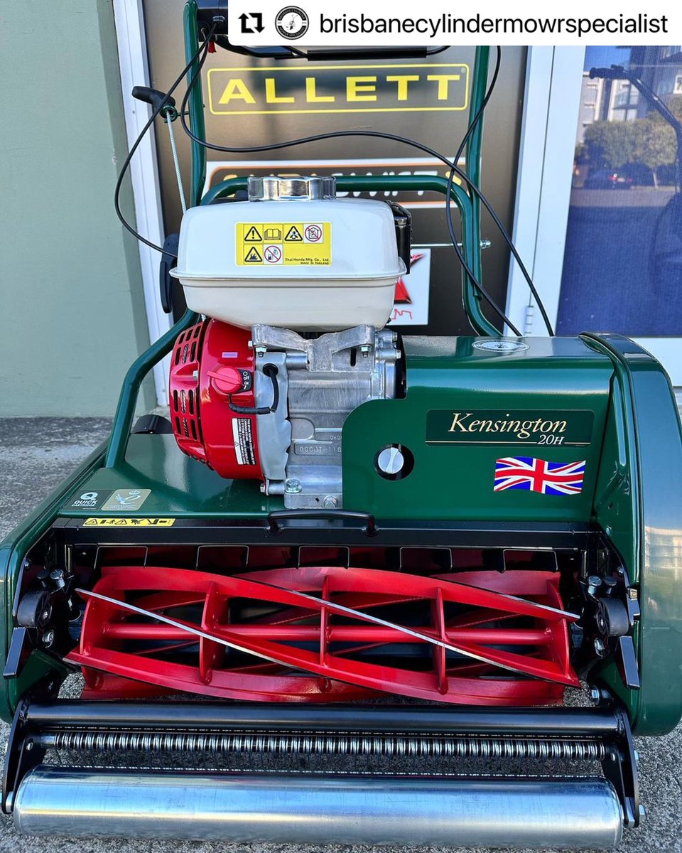 What a good looking mower 😍 
#allettmowers