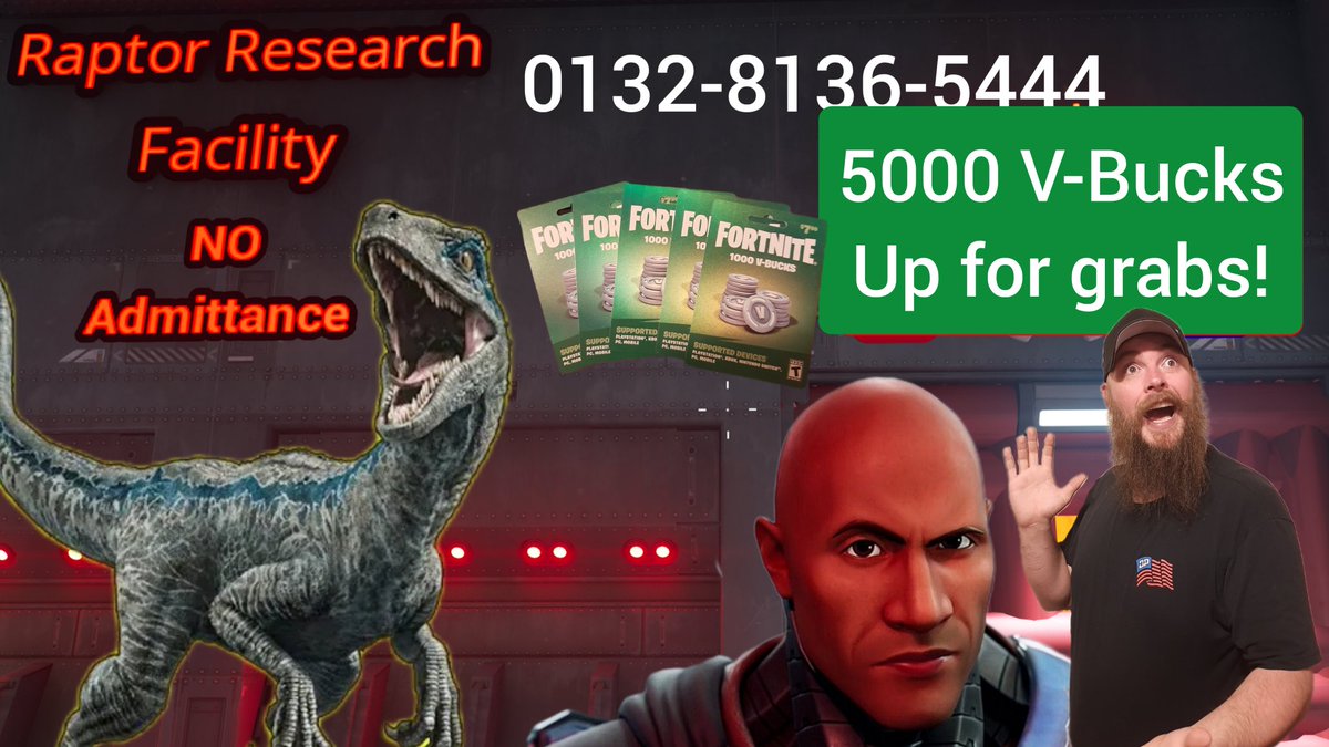 ToxicMayoTTV's tweet photo. 1 spot left on island 51 underground giveaway. All 5 spots left for Raptor Research facility. See if you can take ho e the Vbucks this month on #mayosmaps in affiliation with Epic games fortnite. All maps built by TypicalMayo https://t.co/8B3U7XVKCt