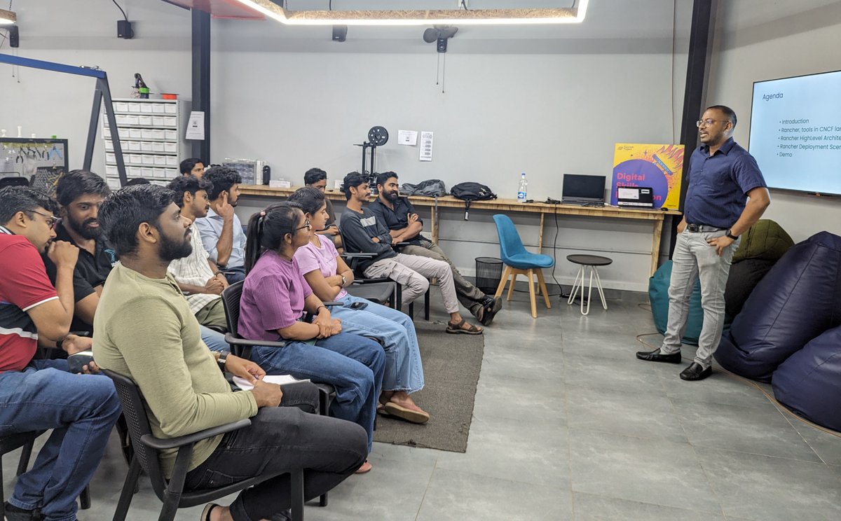cncgkochi's tweet photo. Thanks to everyone joined us for the meetup today.  Special thanks to our speakers and venue partner Tinkerhub.

Stay tuned for upcoming event announcements.

#cncf #cncgkochi #cloudnative #kubernetes #rancher #meetup https://t.co/QPRt176c9R
