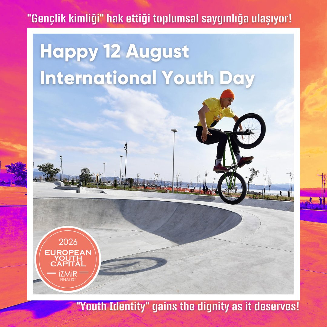 Education, shelter, employment, healthy life, taking part in sports and cultural activities, political participation... We are here as young people for our rights and we are together!

Happy 12th of August International Youth Day!

#eycizmir #izmir #youth #YouthDay