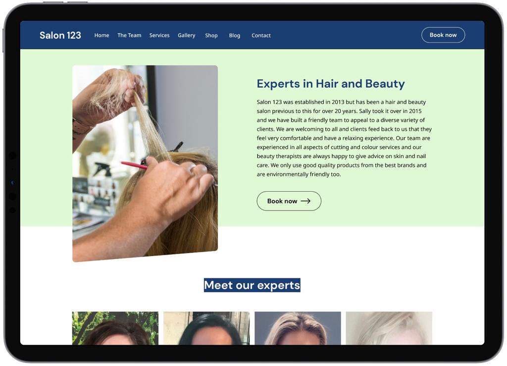 Check out our new website salon123.biz here are a few taster pics Appointments can be made using the “Book Now” button