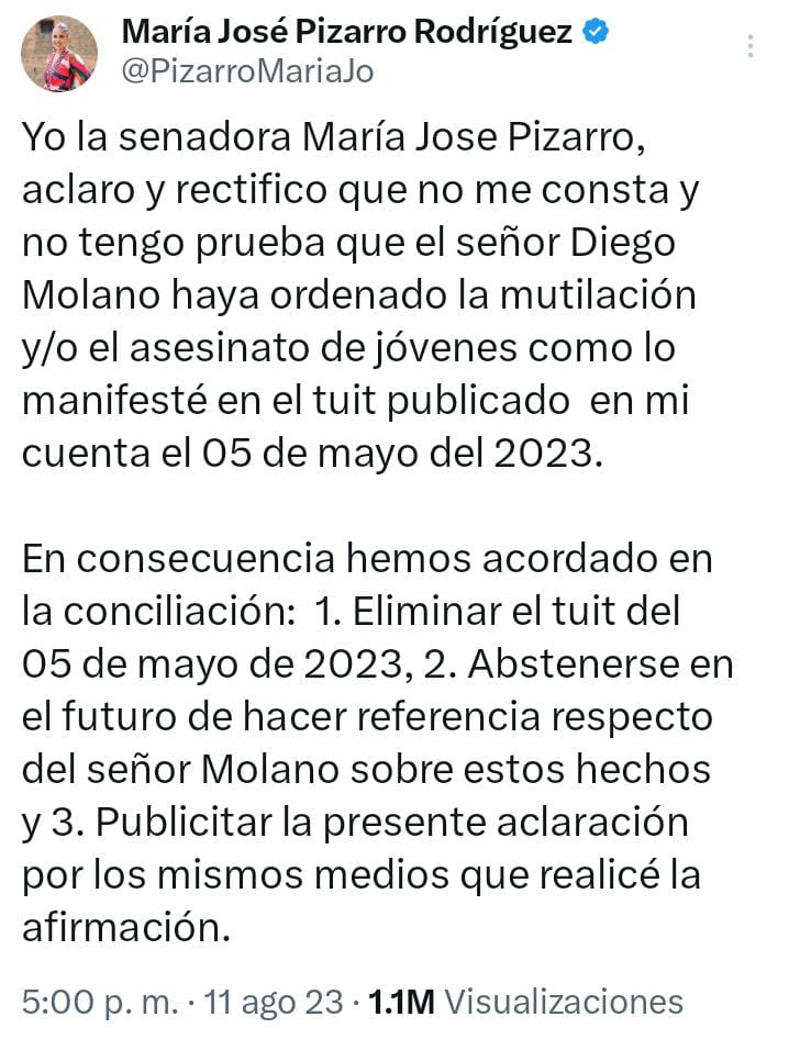 ElQueLosDELATA's tweet photo. COMUNICADO:
1) Diego Molano es una tuerca del aparato criminal de Álvaro Uribe Vélez.
2) Sus órdenes como ministro generaron bombardeos y acciones de la policía que desencadenaron el cruel genocidio de niños y jóvenes.
3) Luego, atendiendo los 2 puntos precedentes y en virtud de la sentencia T242 de la Corte Constitucional, que nos permite a todos decirle a su Patrón Alvaro Uribe Vélez alias Matarife, paraco, mafioso, asesino y violador, CONCLUYO Y OPINO con sumo respeto y con el culillo tan grande que usted me provoca señor Molano, que para mí usted siempre será  un repugnante infanticida y un despiadado desmembrador de jovenes inocentes que salieron a la calle a manifestar su sagrado derecho a soñar. Por otra parte el que haya sido el responsable directo de miles de crímenes ejecutados por esa jauria pestilente de policías y militares, que obraron cual sicarios prepagados en contra de la sociedad civil, solo me permite pensar de usted, señor exministro y candidato a la alcaldía Diego Molano Aponte, que es un brutal masacrador que ha llenado a Colombia de dolor. 
4) Sí, reitero, lo digo y lo opino, un asesino asqueroso es usted @Diego_Molano ¿Y qué? ... lo espero en el juicio porque yo si no me pienso retractar.