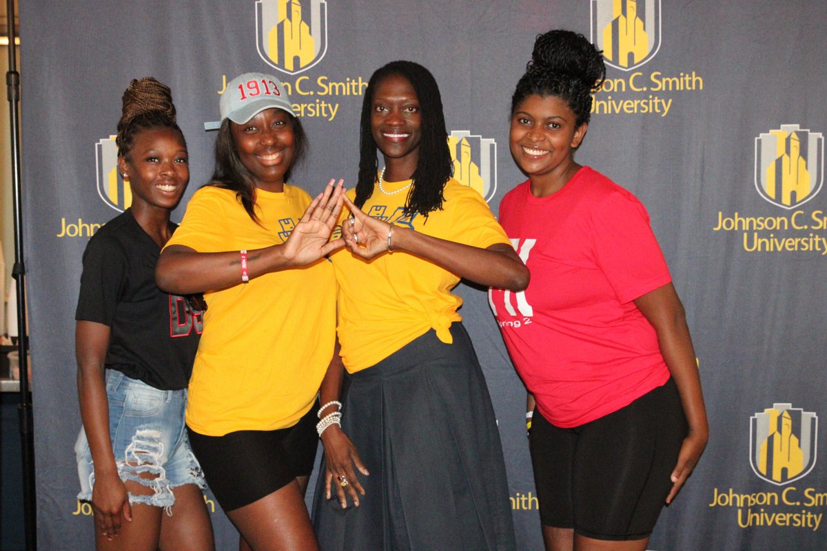 #JCSU President @ValerieKinloch was on the scene this Saturday for the Golden Bull Acaademy, meeting incoming students, families and staff! We are so excited for the start of the Fall Semester