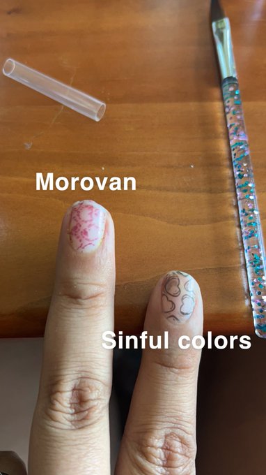 Someone got me this stamping kit and I&rsquo;m finally trying it out lol apparently mail polish brand actually