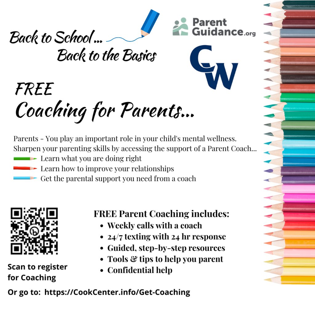 🙋‍♀️🙋‍♂️
In collaboration with Parent Guidance and the Cook Center, we proudly offer Coaching for Parents! 

🆓Free
🆘Helpful
⏩Responsive
2️⃣4️⃣ /7️⃣ Texting
🧰Tools for success
🔒Confidential

🔗 parentguidance.org/school-coachin…

#ParentCoaching
#WeAreWeiser