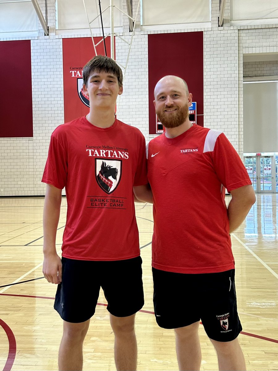 Had a great time at the Carnegie Mellon Elite Camp! Many thanks to Head Coach Wingen, Coach Sloan, and Coach Shaunnessey for hosting such a fun and helpful event. I especially appreciated all of the personalized instruction!
<a href="/CMU_TartanHoops/">Carnegie Mellon University Men's Basketball</a> <a href="/LangleyBBall/">Langley Basketball</a> 
<a href="/Coach_DSloan/">Dave Sloan</a> <a href="/css854/">Colin Shaunnessey</a>