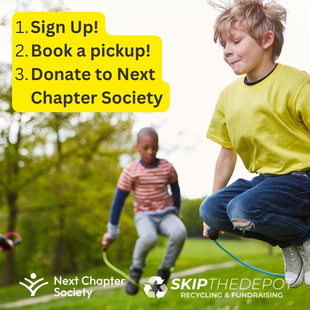 NextChapterAB's tweet photo. Donate your recyclables through SkipTheDepot and donate the funds to families struggling through loss and grief.

Download the SkipTheDepot App - https://t.co/tChR9wO3IU

#SkipTheDepot #Recylcing #Alberta #YEG #YMM #YYC #YQL #RedDeer #FamilySupport #FundraiseForACause #ChildGrief https://t.co/e7KMhdhviq