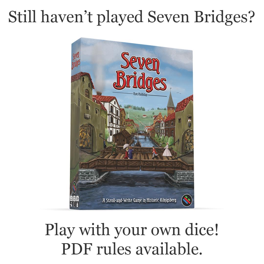 PuzzlingPixel's tweet photo. Did you miss your chance to get a copy of Seven Bridges?
Pick up your spare pad of sheets and play today - https://t.co/Ri3CEzO9iD
#sevenbridges #tabletopgaming #euler #strollandwrite #boardgames #dice #Königsberg https://t.co/7qyOfEDcGr