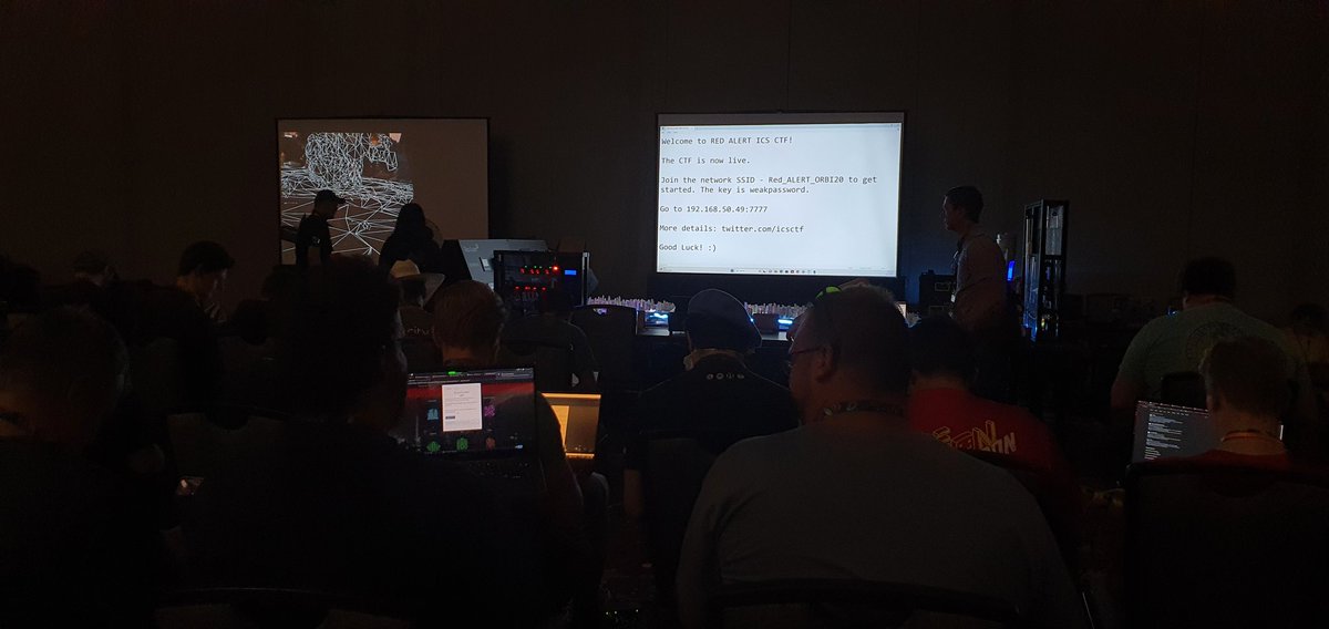 KaliLinuxfr's tweet photo. Pour certains CTF il faut être là malheureusement... À moins d'avoir une une super antenne 😜#DEFCON31 https://t.co/a1VbuO5gS2