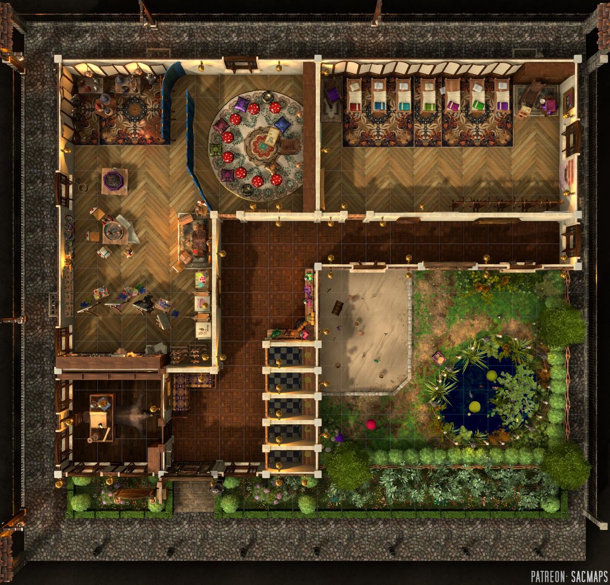 sjbate06's tweet photo. Miss Plinge's Kindergarten 25x24

If your party are big kids Miss Plinge can help

There's so much to do they may never want to return to adventuring. Maybe that’s her plan...

https://t.co/MRahSPZLlU

#dnd #dndmaps #maps #ttrpg #FREE #dungeonalchemist #dungeonsanddragons https://t.co/nwGQ8PtOiT