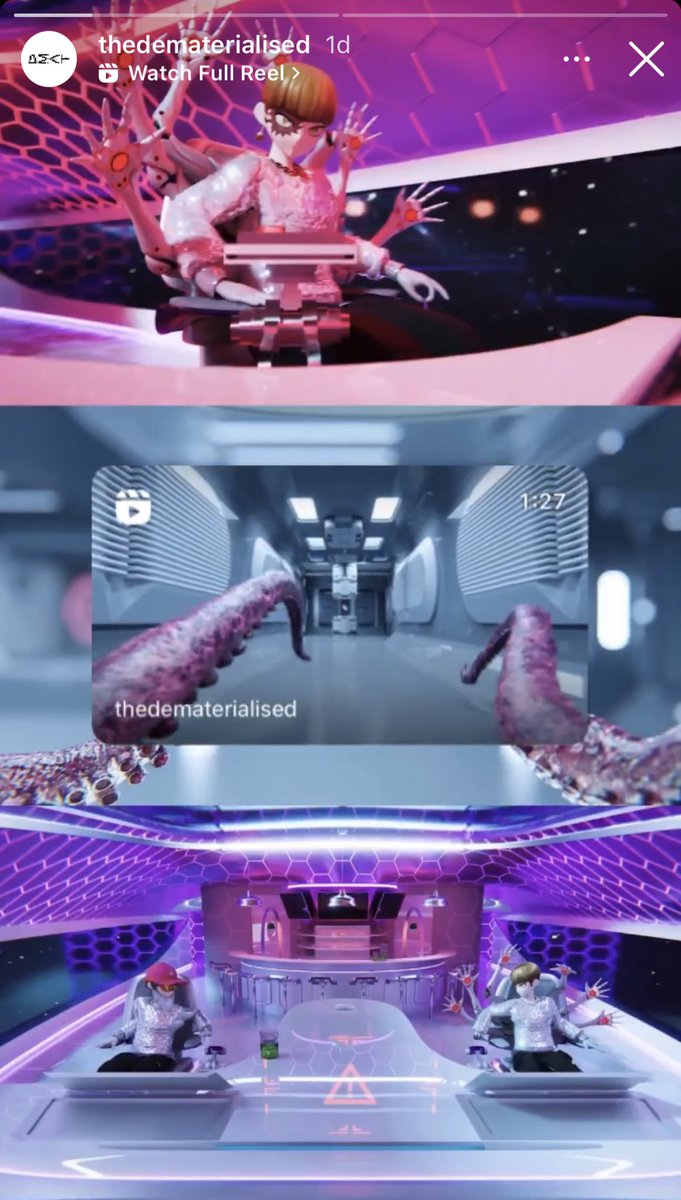 marcuarama's tweet photo. @Alts_Anonymous @ethalorian might be the coolest people in the verse right now!! Dope #HexJerzo. Dope #Spaceyacht. Dope #CloneX 🥶🥶

That @dematerialised insta story was the coolest thing I saw today. https://t.co/2uQ743SzUB