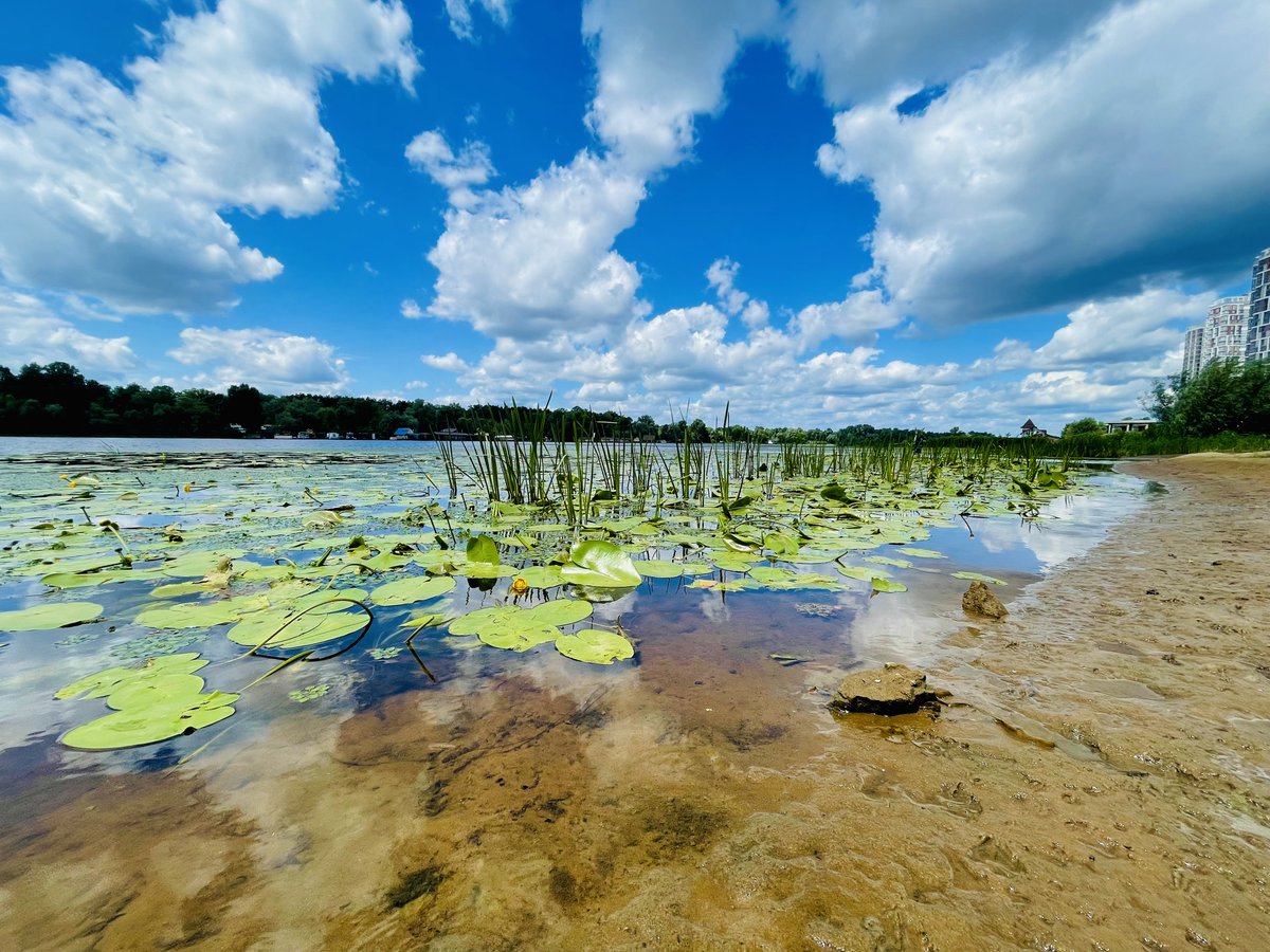 VitaVLev's tweet image. Dnipro river Kyiv #kyiv #dniproriver #sky #clouds