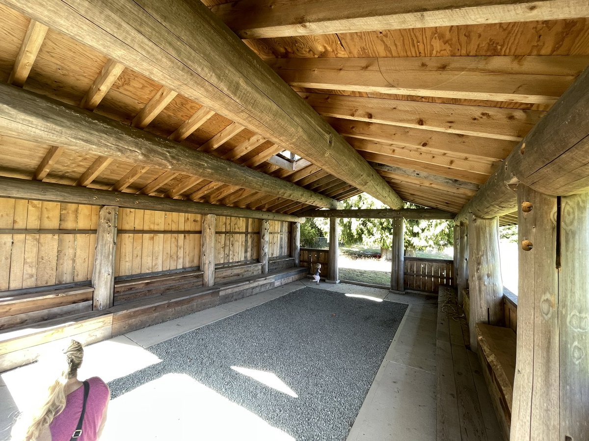 grender_dave's tweet image. Got to check out the very cool outdoor learning center at Bowser Elementary School today in @SD69Qualicum. Love the indigenous longhouse concept!