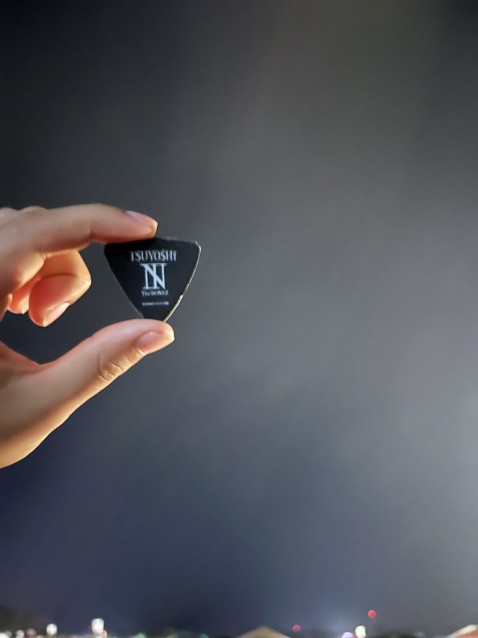 超希少　straight up THE BONEZ TSUYOSHI ピック The BONEZピック