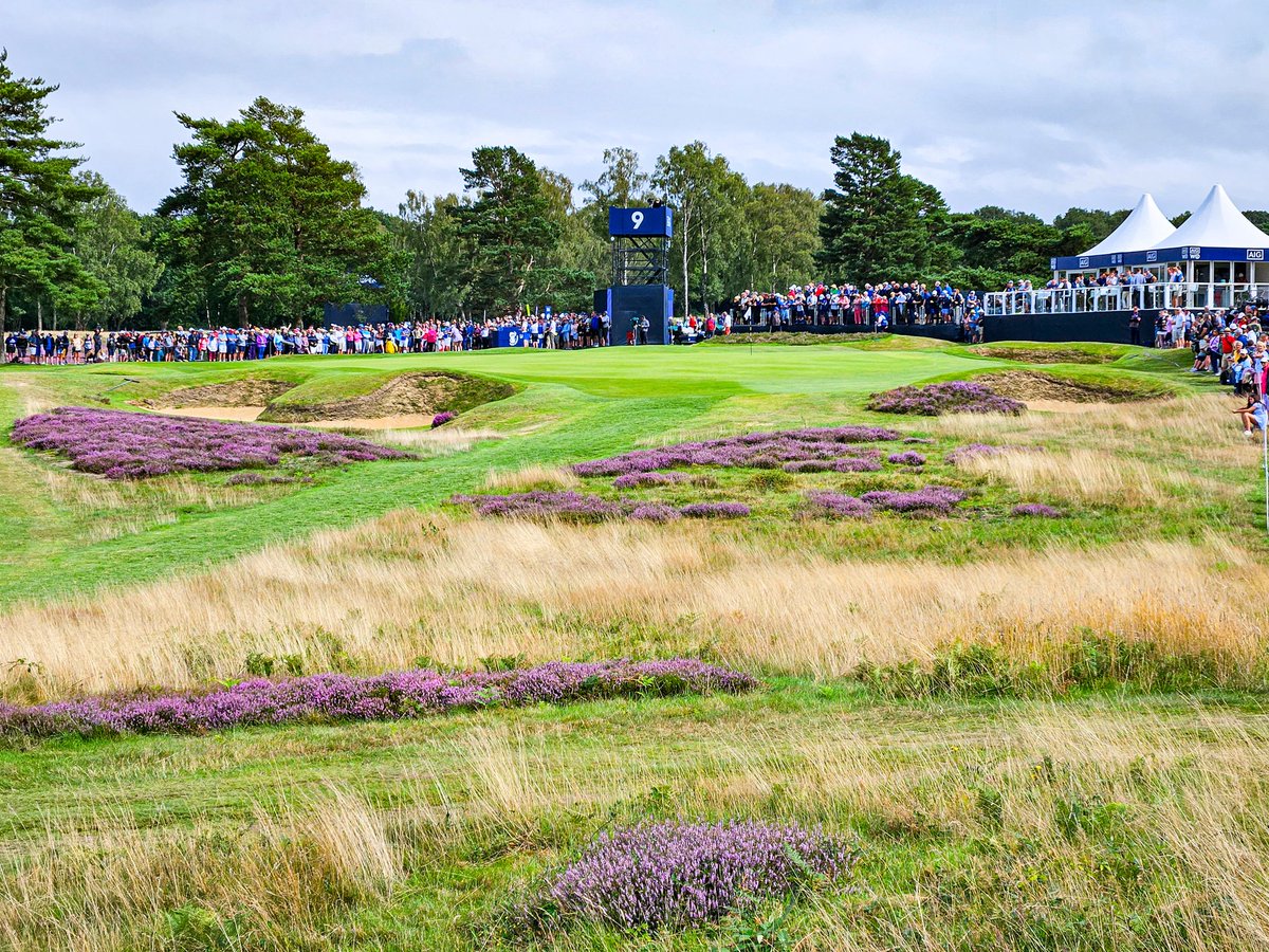 A really enjoyable day yesterday watching the @AIGWomensOpen with @Mark__Pike at @waltonheath_gc The course looked absolutely flawless! 💜⛳️
Hats off to the green keeping team! 👏🏼