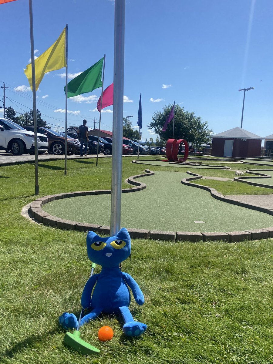 MsVsLibrary's tweet photo. Fun at the boardwalk with Pete the @SouthMarchPS Library Cat. https://t.co/vBjyr1wIwk